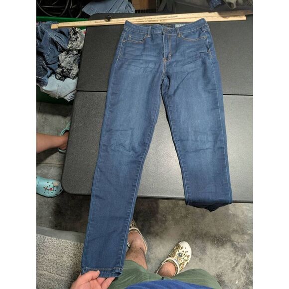 Aeropostale Blue Stretchy High-Waist Jegging Zip Fly Women's 10L - Picture 5 of 7